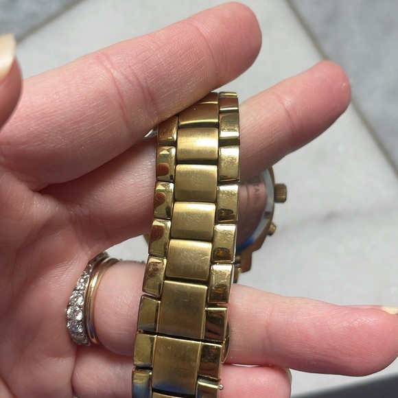 Michael Kors Gold & Diamond Watch - Picture 4 of 8
